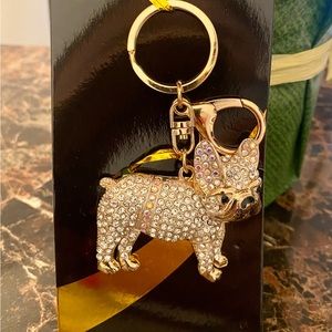 Rhinestone ✨Pug puppy Keychain/ Purse Charm ✨
